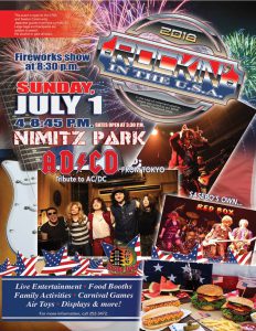 【ライヴ情報2018.7.1】Rockin’ In The U.S.A at NIMITZ PARK,Sasebo